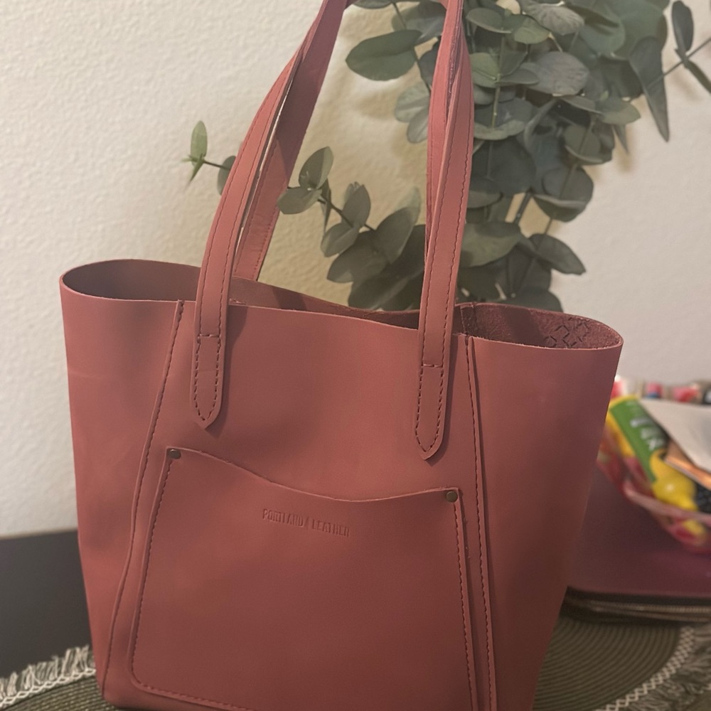 PLG Large Juliette Leather Tote Bag